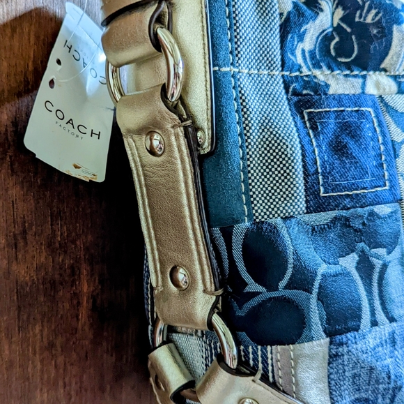 NWT Authentic Coach Patchwork Purse - Picture 9 of 10